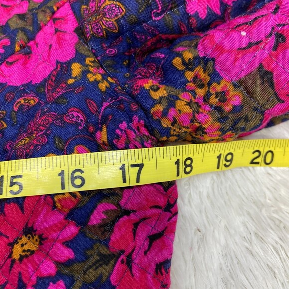 VTG LANZ Floral Quilted Blazer Women's sz 16 - Picture 5 of 6